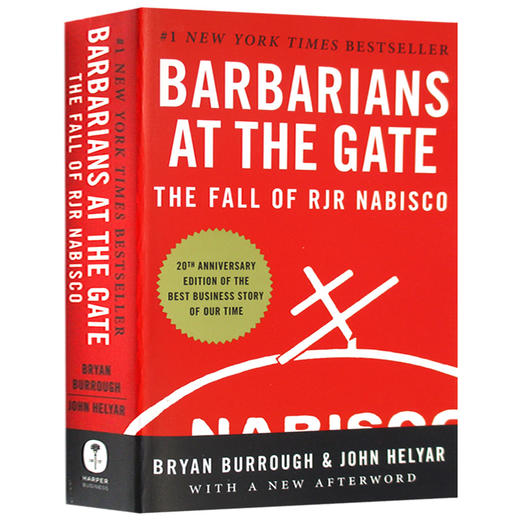 Collins正版 门口的野蛮人 英文原版 Barbarians at the Gate 华尔街商战纪实 美国商学院教材 进口书籍 英文版 商品图1