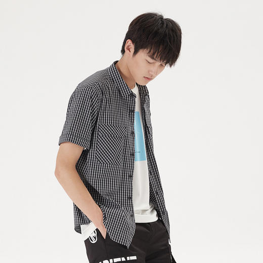 HX 夏季翻领短袖衬衫S103020022401 商品图1
