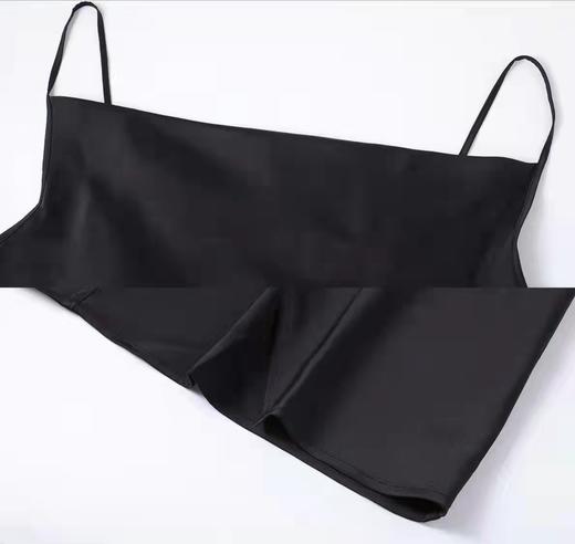 安莉芳性感深V吊带中长款打底裙女士带杯垫可外穿家居睡裙EL00452 商品图1