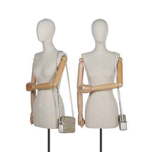 【国内现货】COACH/蔻驰 女士迷你款涂层帆布/配皮单肩斜挎包相机包 91677 商品图4