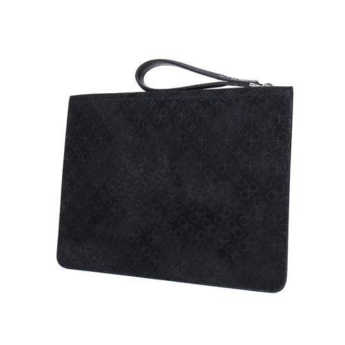 【现货秒发】SalvatoreFerragamo/菲拉格慕 女士DOPPIOGANCI系列牛皮手拿包 24A017 商品图1