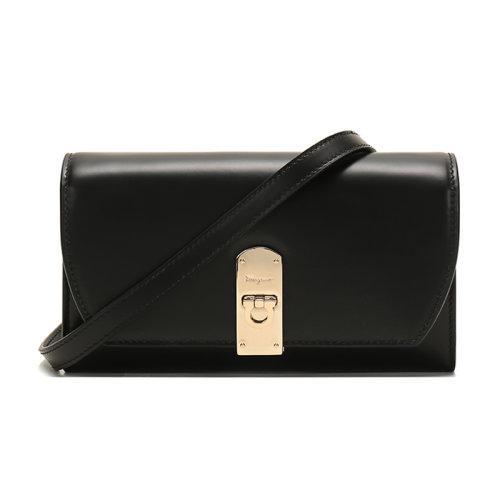 【国内现货】SalvatoreFerragamo/菲拉格慕 女士牛皮革迷你BOXYZ单肩斜挎包腰包手拿包22D776 商品图10