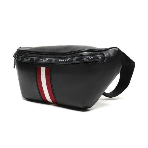 BALLY/巴利【21秋冬新款】男士Highpoint系列皮质胸包斜挎包腰包条纹 HAKAB 商品图1