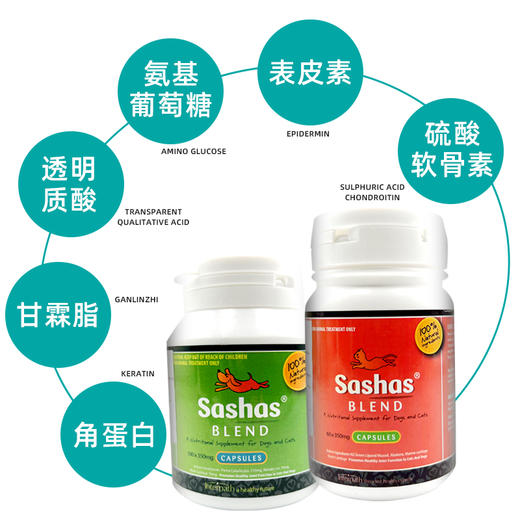 萨沙 宠物鲨鱼软骨素关节灵胶囊营养补充剂狗狗髌骨髋关节发育不良 商品图2