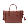 Longchamp/珑骧 女士Pénélope系列牛皮中号流苏手提包 1295 HLU 商品缩略图7
