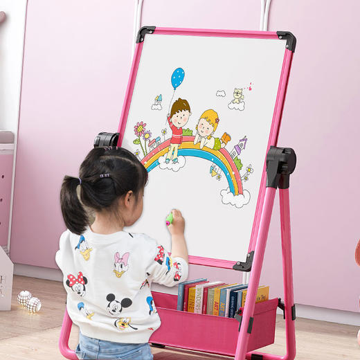 幼儿童画画板磁性无尘支架式小黑板家用宝宝写字白板涂鸦可擦画架 商品图5