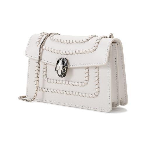 【国内现货】BVLGARI/宝格丽 2021款 女迷你款士SERPENTI FOREVER系列牛皮蛇头扣单肩斜挎包链条包 288045 商品图1