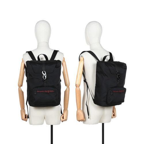 【国内现货】Alexander McQueen/亚历山大麦昆 2021款 男士织物手提双肩包 601374 HV2BK 商品图4