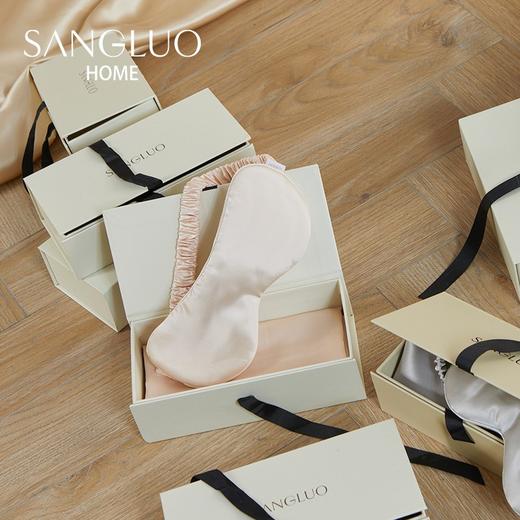 蚕丝蛋白养肤SLIK旅行套装SANGLUO桑罗双面桑蚕丝绸枕套眼罩 商品图4