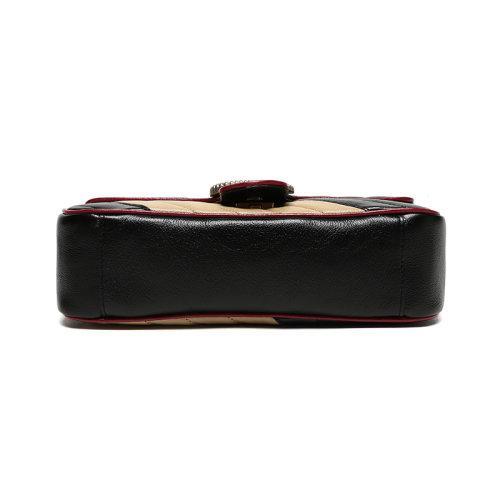 【现货秒发】GUCCI/古驰 女士GG Marmont系列牛皮革小号单肩斜挎包 443497 0OLOX 商品图3