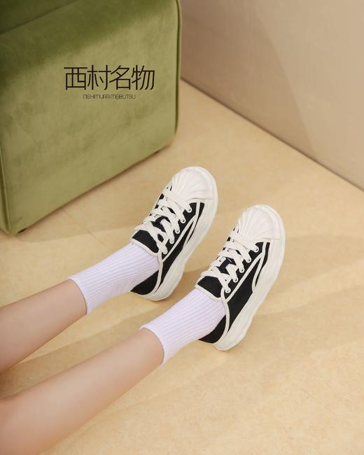 西村名物2022新款贝壳头溶解女春夏休闲ins潮鞋X22AM10651 商品图2
