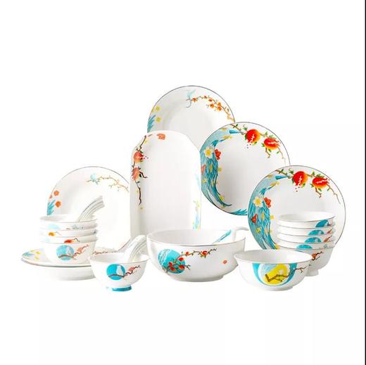 菲米 金玉满堂陶瓷餐具30件套FM-TC2101 商品图0