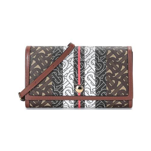 【国内现货】BURBERRY/博柏利 女款环保帆布单肩斜挎包手拿包钱包 80204041 商品图0