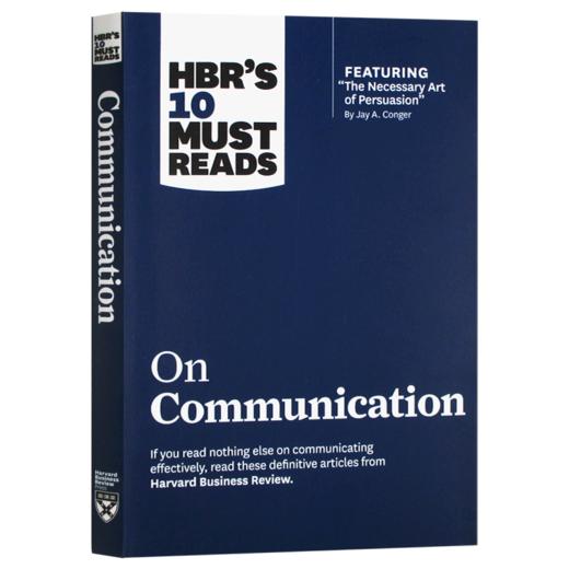 哈佛商业评论管理必读 意在沟通 英文原版 HBR's 10 Must Reads on Communication 英文版原版书籍 进口英语书 商品图3