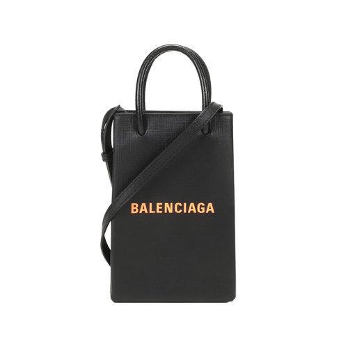 【现货秒发】Balenciaga/巴黎世家 女士皮质手提单肩斜挎包手机包 593826 0AI5N 商品图5