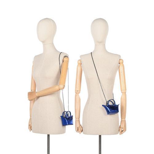 Longchamp/珑骧 2021春夏 女士LE PLIAGE CUIR系列迷你款牛皮手提单肩斜挎包链条包零钱包 10099 HVC 商品图8