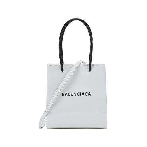 Balenciaga/巴黎世家 2021款 女士牛皮革North SouthXXS码手提单肩斜挎包托特包 597858 0AI2N 商品图5