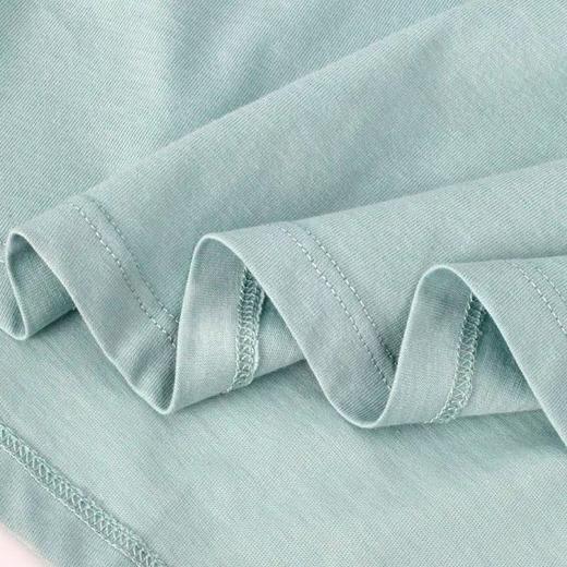 小护士亲肤棉拼色家居短袖裙-女JMQ024 商品图8