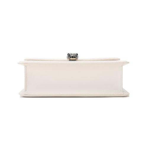 【国内现货】BVLGARI/宝格丽 2021款 女士小号SERPENTI DIAMOND BLAST系列牛皮蛇头扣手提单肩斜挎包 288065 商品图3