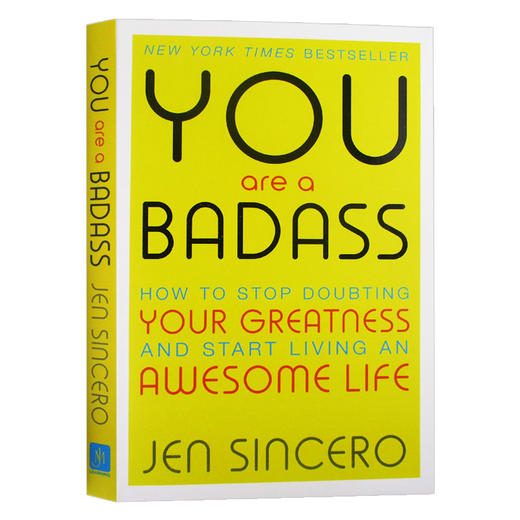 你是个惯犯 英文原版 如何停止怀疑自身的优点和展开美好的人生 You Are a Badass 一本告诉你如何实现自我的畅销书 英文版英语书 商品图0