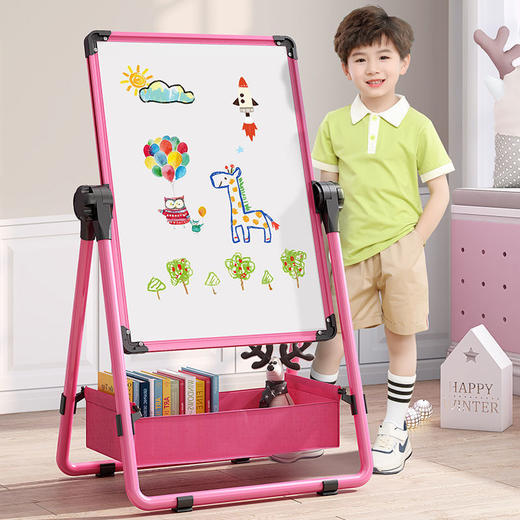 幼儿童画画板磁性无尘支架式小黑板家用宝宝写字白板涂鸦可擦画架 商品图3