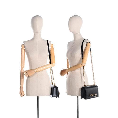 【国内现货】Alexander McQueen/亚历山大麦昆 2021款 女士Jewelled Satchel系列牛皮单肩斜挎包 554128 CMO0T 商品图4