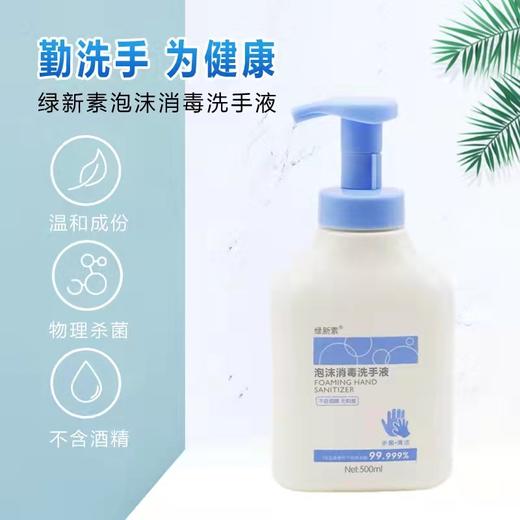 【NB】绿新素泡沫消毒洗手液500ml/瓶 商品图0