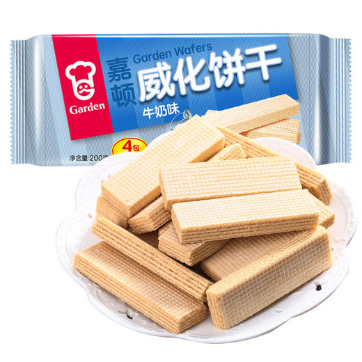200g嘉顿牛奶威化饼干 商品图0