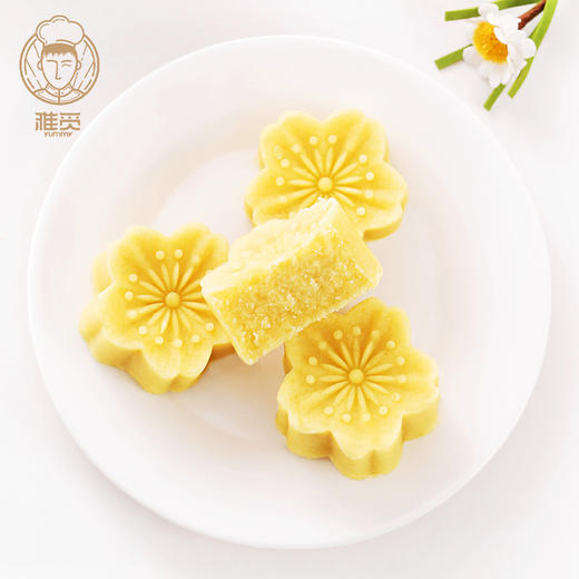 雅觅 原味绿豆糕320g 8枚 传统糕点小吃 办公下午茶休闲食品特产零食 商品图4