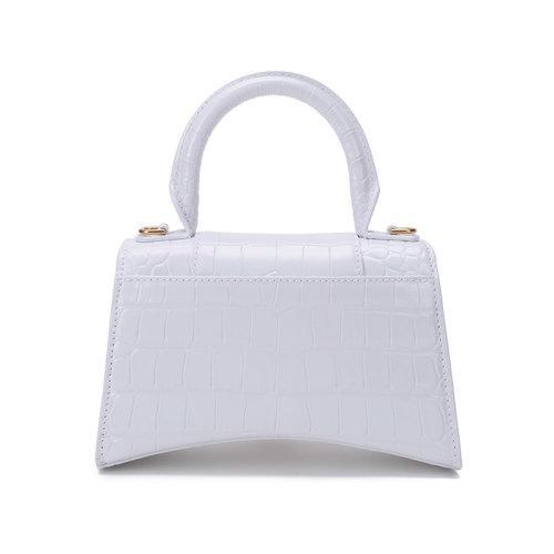 Balenciaga/巴黎世家 女士超小号牛皮Hourglass手提单肩斜挎包592833 1LRGM 商品图6