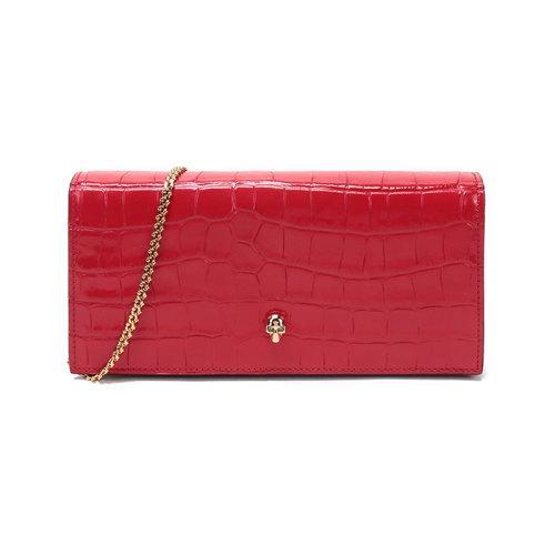 Alexander McQueen/亚历山大麦昆 2021款 女士皮革单肩斜挎包手拿包链条包 632031 1JM0G 商品图5