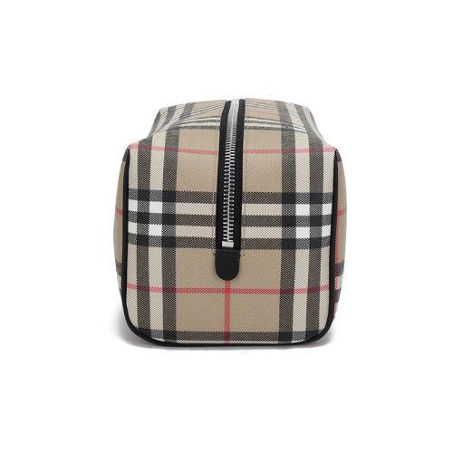 BURBERRY/博柏利【22春夏新款】男女通用款聚氨酯/织物/皮革手拿包旅行收纳袋 80495901 商品图2