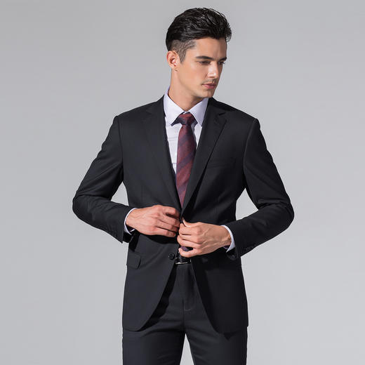 【上衣+裤子】罗蒙春秋西服套装男士正装商务通勤职业西装两件套 商品图5