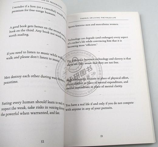 随机生存的智慧 黑天鹅语录 英文原版 The Bed of Procrustes 人生格言警句 成功励志书籍 黑天鹅作者塔勒布 进口英语书 商品图2