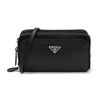 【现货秒发】PRADA/普拉达 女士织物/配皮单肩斜挎包手拿包 1BP035 064 商品缩略图0