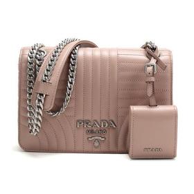 【现货秒发】PRADA/普拉达 女士单肩包 皮质手提斜挎 1BD227 2D91