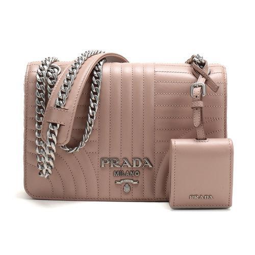 【现货秒发】PRADA/普拉达 女士单肩包 皮质手提斜挎 1BD227 2D91 商品图0