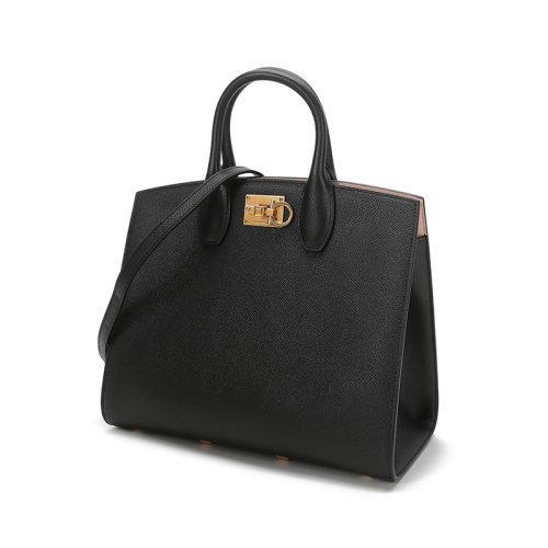 【国内现货】Salvatore Ferragamo/菲拉格慕 2021款 女士牛皮手提单肩斜挎包 210398 商品图1