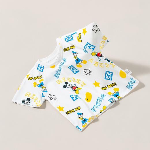【唐老鸭90周年】迪士尼童装夏季新品儿童短袖印花时尚男童上衣宝宝外出服 商品图3