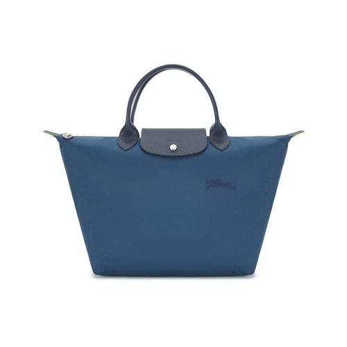 Longchamp/珑骧 2021款 女士LE PLIAGE GREEN系列中号织物短柄可折叠手提包饺子包 1623 919 商品图0