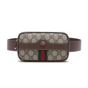 【国内现货】GUCCI/古驰 女士Ophidia系列人造帆布/配皮iPhone保护套腰包单肩斜挎包51930896IWS