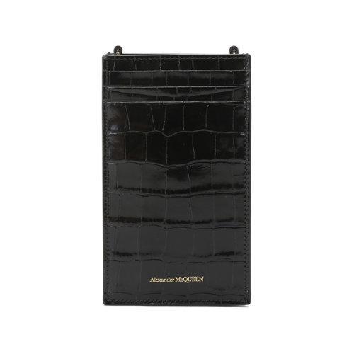 AlexanderMcQueen/亚历山大麦昆 女士牛皮革骷髅头单肩斜挎包链条包手机包 632035 1JMFG 商品图2