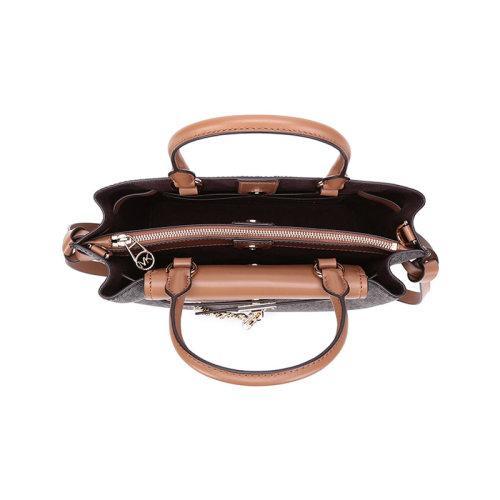 Michael Kors/迈克·科尔斯【22春夏新款】女士HAMILTON LEGACY系列人造革/牛皮革小号手提单肩斜挎包老花图案 30F1G9HS5B 商品图3