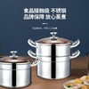 【庆展】新款欧式轻奢汤锅蒸锅家用双层炖锅电磁炉燃气灶专用蒸煮锅 商品缩略图0