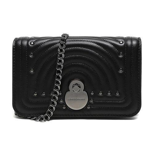 【国内现货】Longchamp/珑骧女士CAVALCADE系列羊皮单肩斜挎包手拿包4559HLO 商品图0