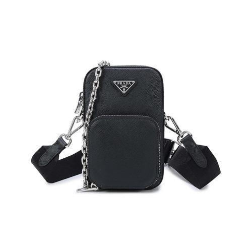 【国内现货】PRADA/普拉达 2021款 女士迷你款皮革手提单肩斜挎包 1BH183 NZV 商品图0