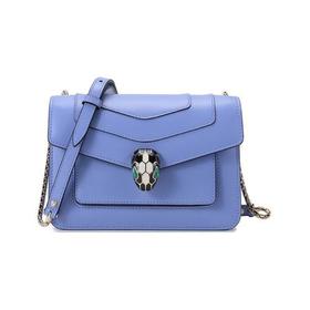 BVLGARI/宝格丽 2021款 女士小号SERPENTI FOREVER系列牛皮蛇头扣单肩斜挎包 290540