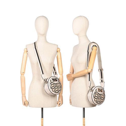 【国内现货】Salvatore Ferragamo/菲拉格慕 2021款 女士皮革圆形单肩斜挎包 210424 商品图4