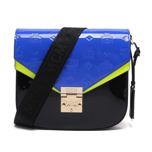 【国内现货】MCM/MCM女士Patricia系列女士漆皮小号单肩斜挎包MWS9SPA51 商品图0