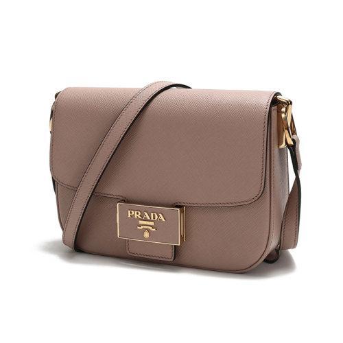 【现货秒发】PRADA/普拉达 女士Emblème系列Saffiano皮革单肩斜挎包 1BD217 NZV 商品图1